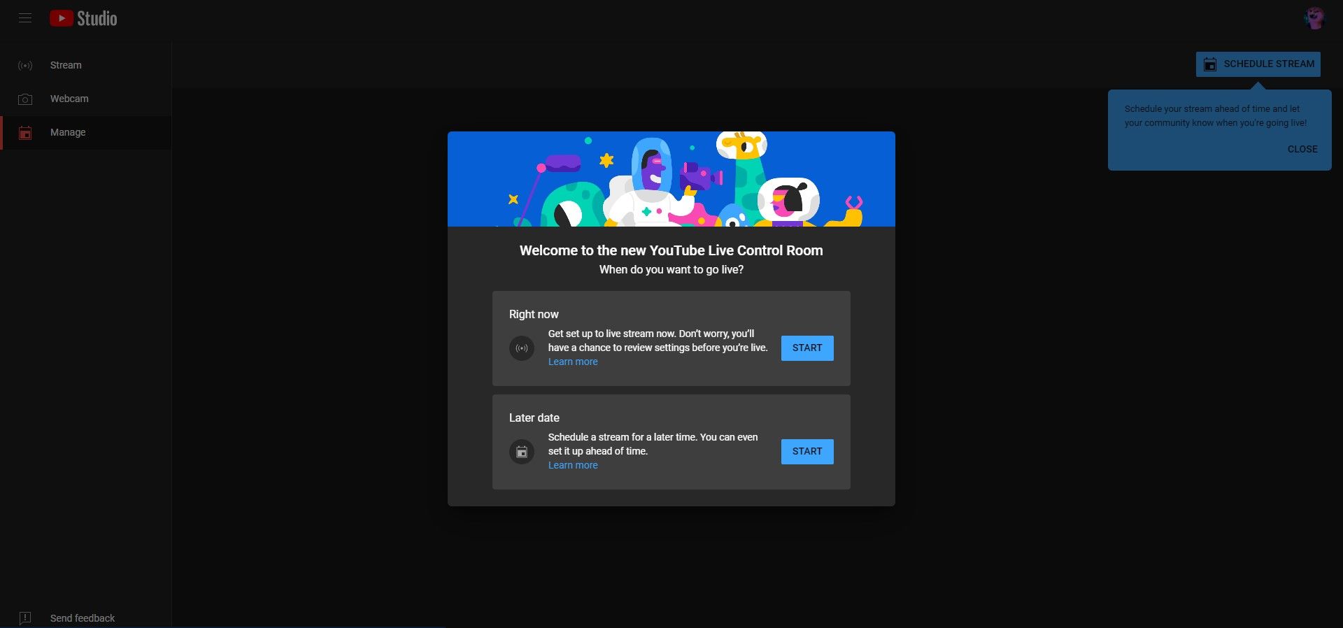 настройка трансляции YouTube на компьютере