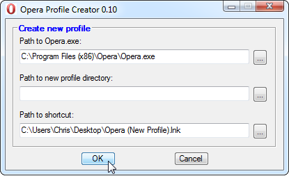 Opera Profile Creator