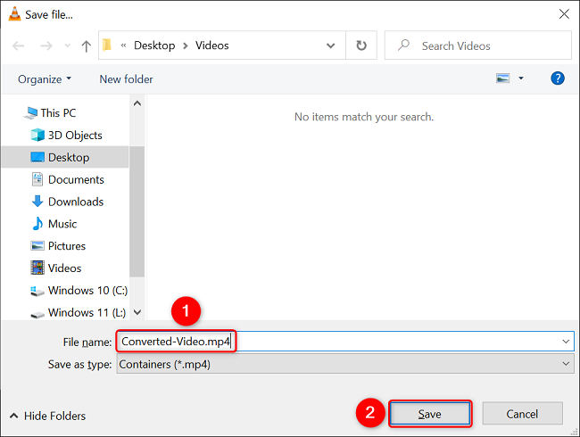Ввод имени файла и нажатие Save.