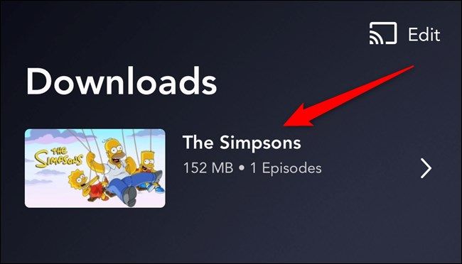 Список загруженных серий и эпизодов