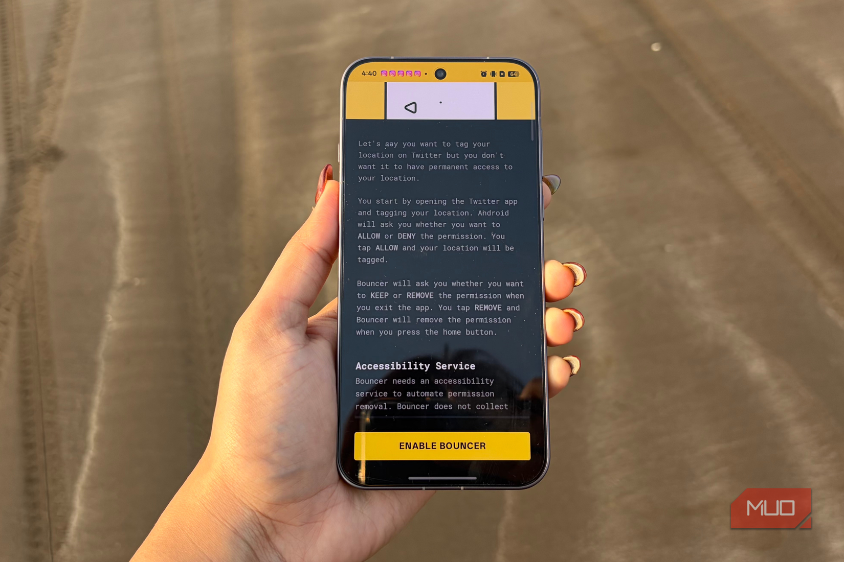 Функции доступности, используемые Bouncer