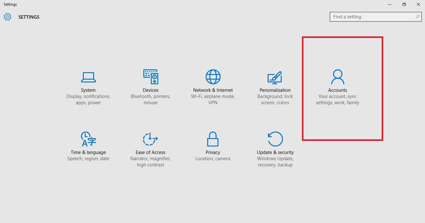 settings accounts sync emails