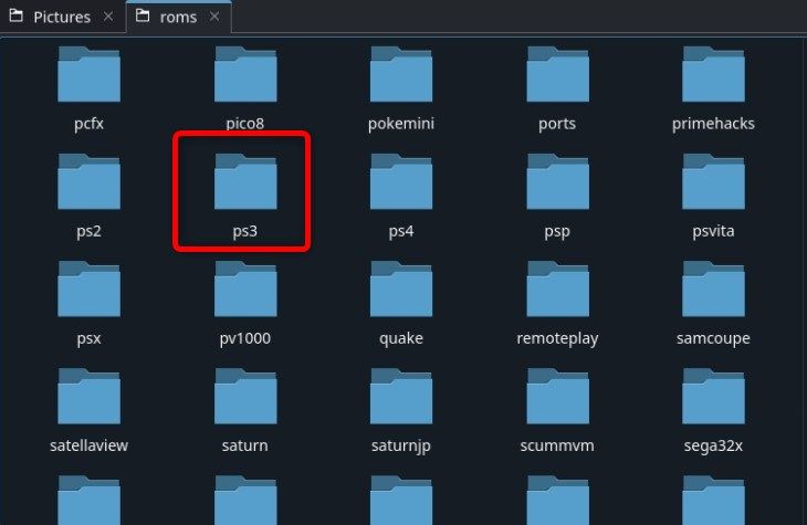 Найдите папку PS3 и скопируйте свои игры в неё