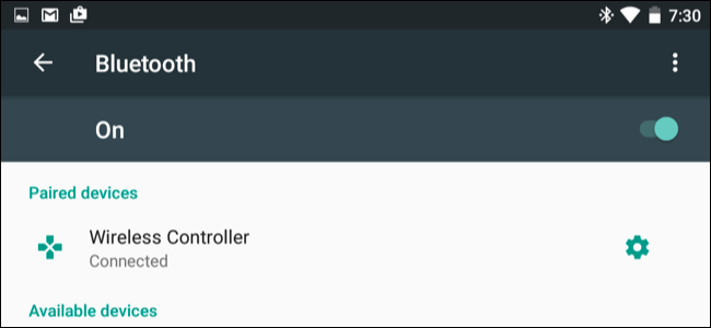 Bluetooth‑устройства на Android со списком подключений