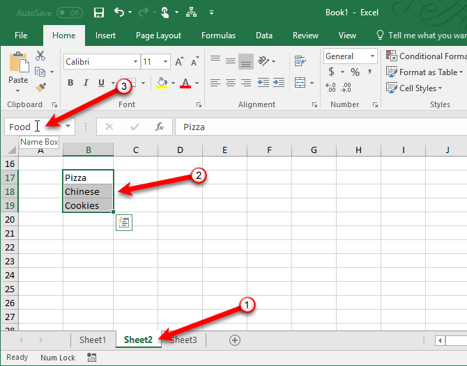 create dropdown list in excel