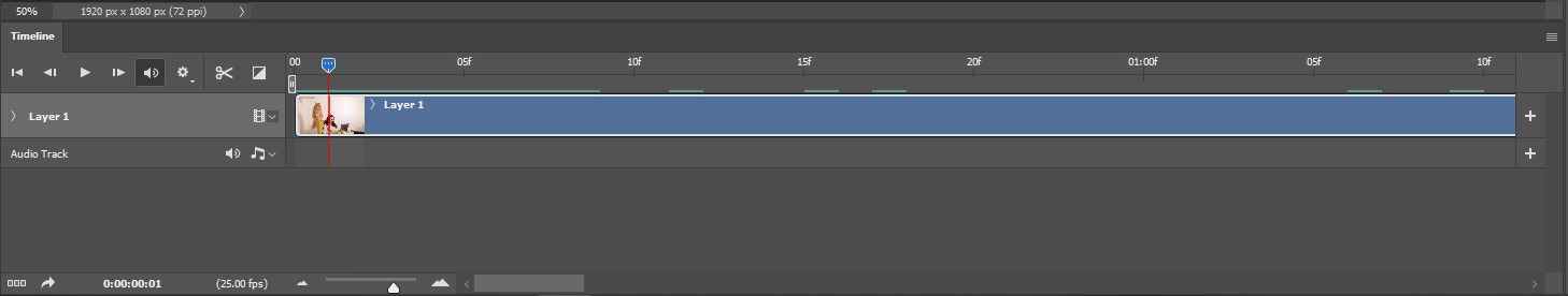 Приближение и выбор кадров в Timeline
