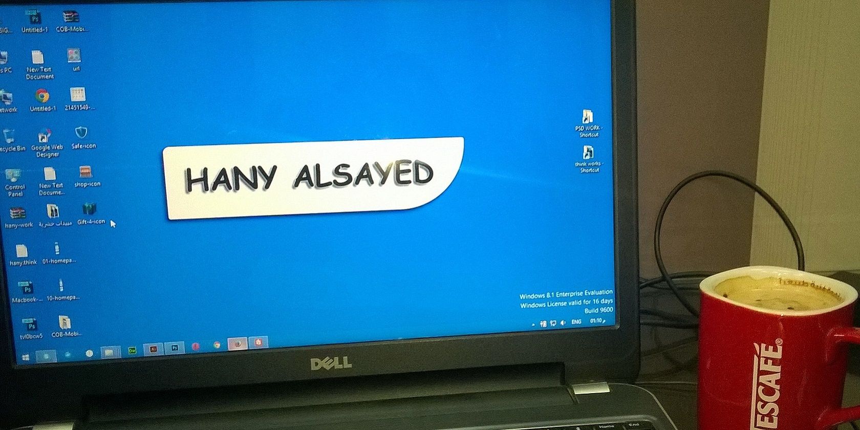 Информация о системе на рабочем столе Windows