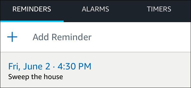 Напоминания на Amazon Echo — как настроить