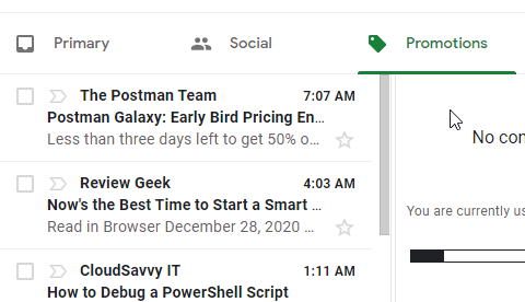 Перемещение письма между вкладками (анимация)