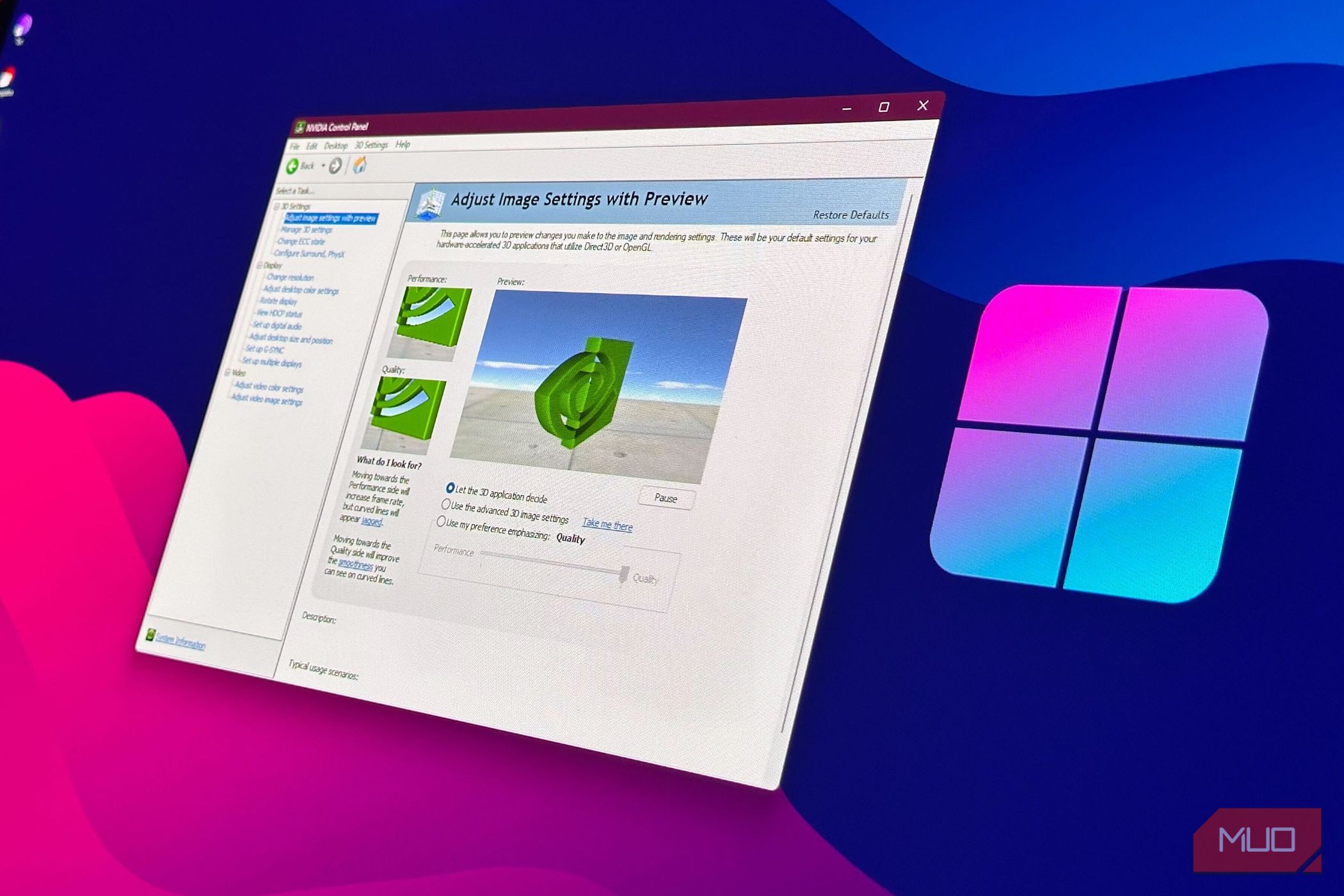 Как восстановить NVIDIA Control Panel в Windows