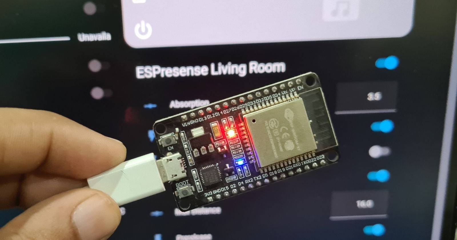 Обнаружение присутствия в комнате с помощью ESP32 для домашней автоматизации