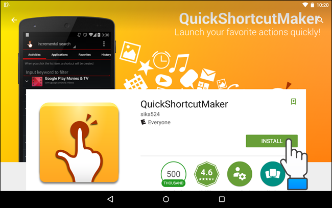 QuickShortcutMaker в Google Play