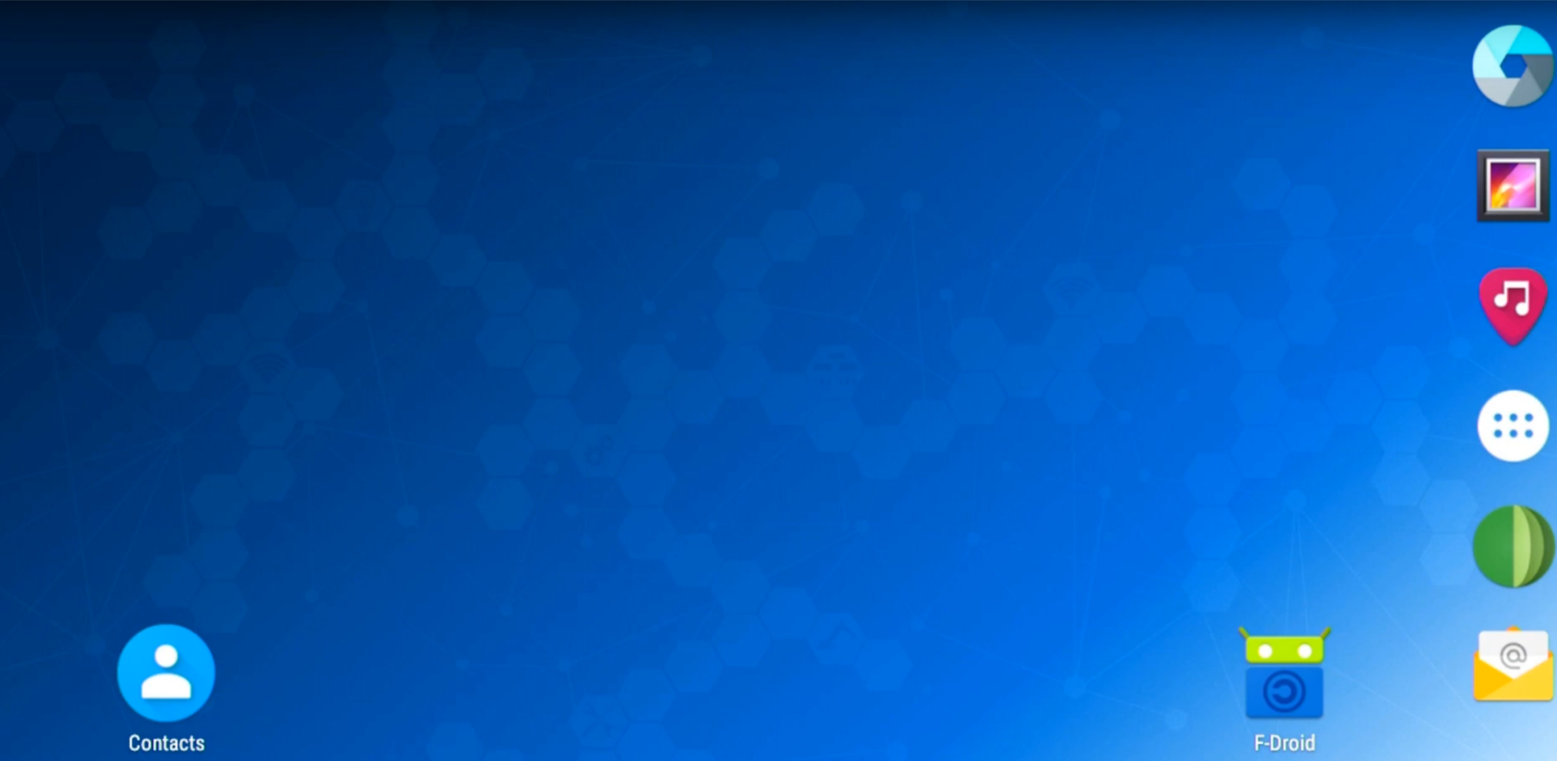 Рабочий стол Emteria OS.