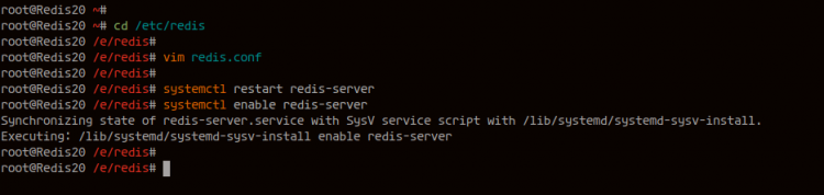Статус установки Redis