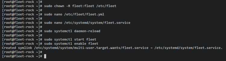 Запуск Fleet сервисом systemd