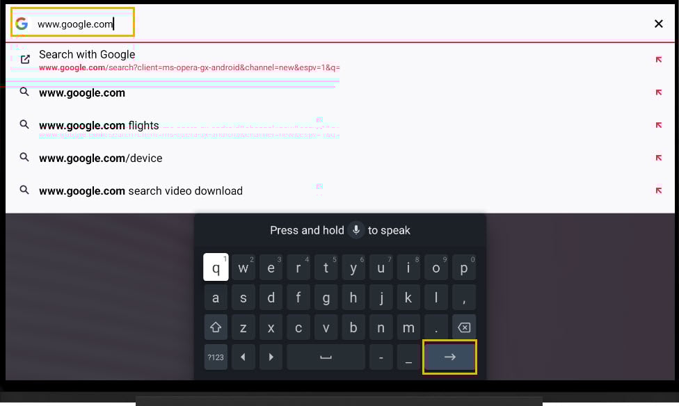 access a site