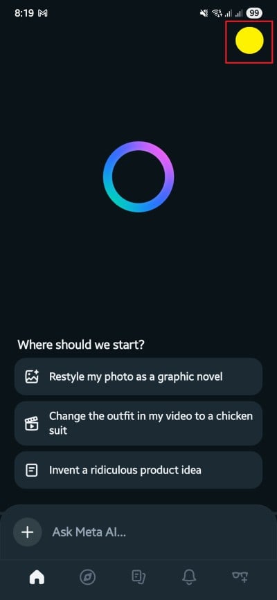 Защитите приватность в Meta AI