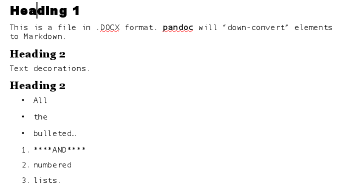 Применение стилей reference-файла отображается в выходном документе