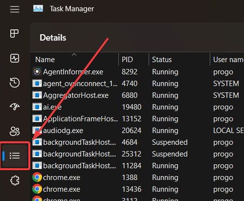 Клик по вкладке