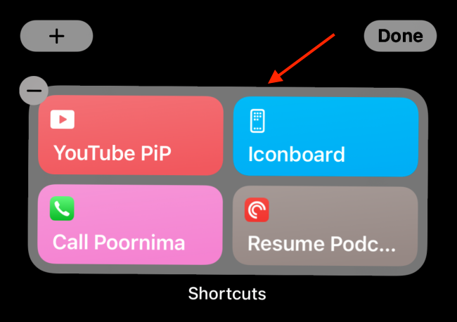 Tap Shortcuts Widget