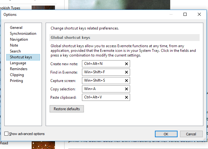 Панель настроек с выбором шрифтов и сочетаний