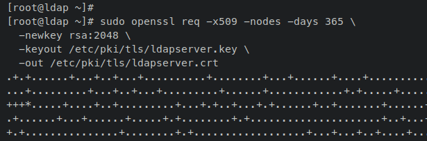 Генерация и подключение TLS для OpenLDAP