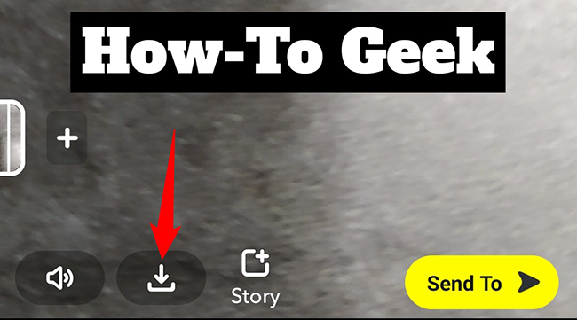 Нажмите значок стрелки вниз внизу экрана