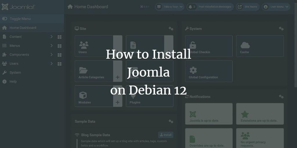 Установка Joomla на Debian 12 — LAMP и SSL