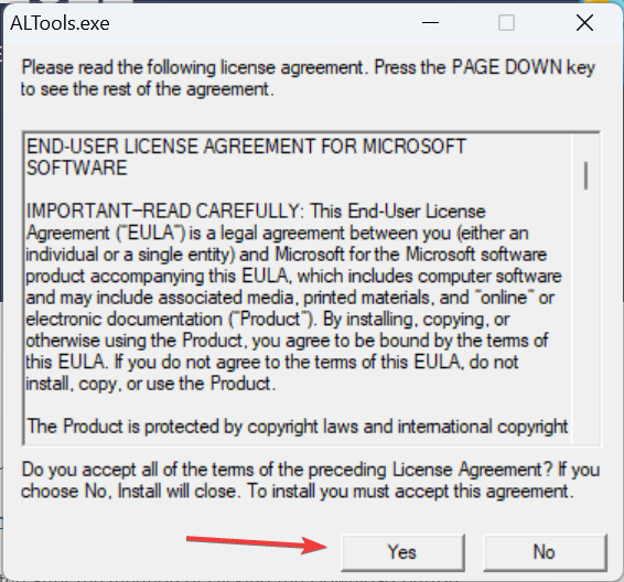 Подтверждение лицензии при установке