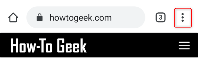 Настройки Chrome: меню с тремя точками в правом верхнем углу