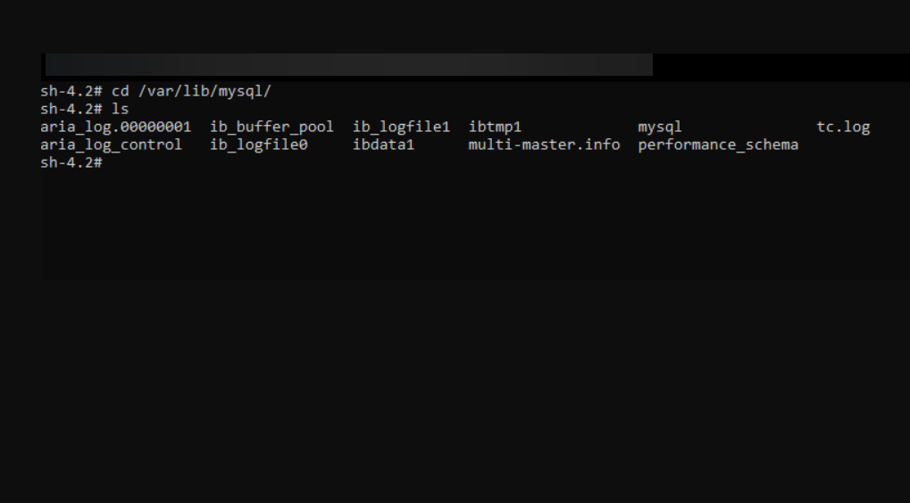 Доступ к каталогу MySQL