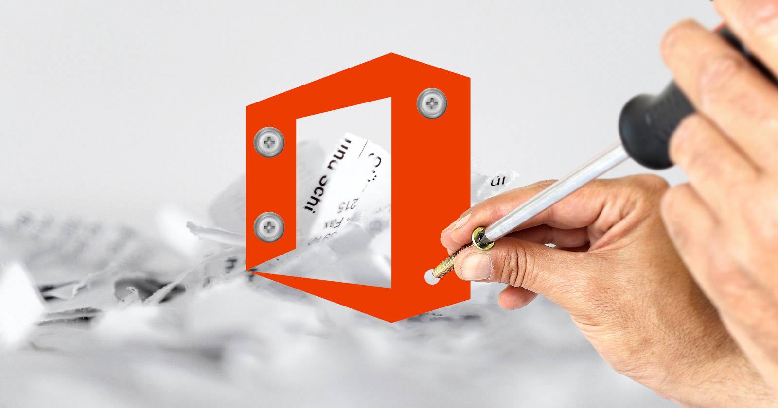 Ремонт Microsoft Office на рабочем столе