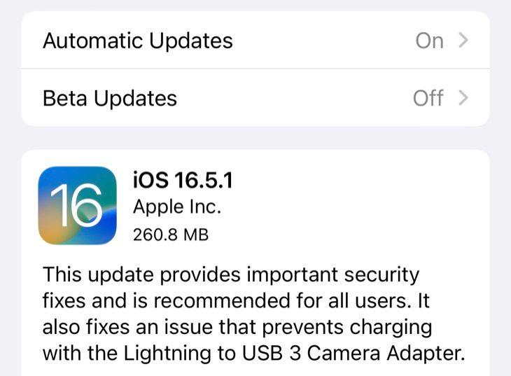 Установка ожидающего обновления iOS на iPhone