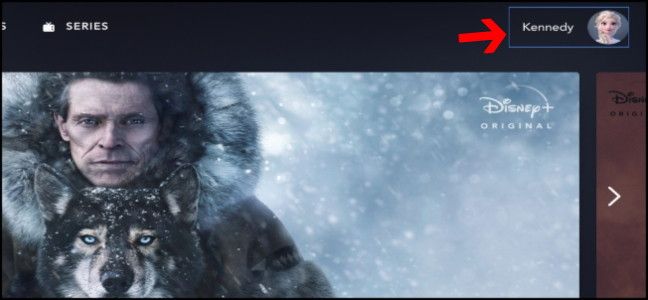 Экран Disney+ — главный вид с подборкой контента