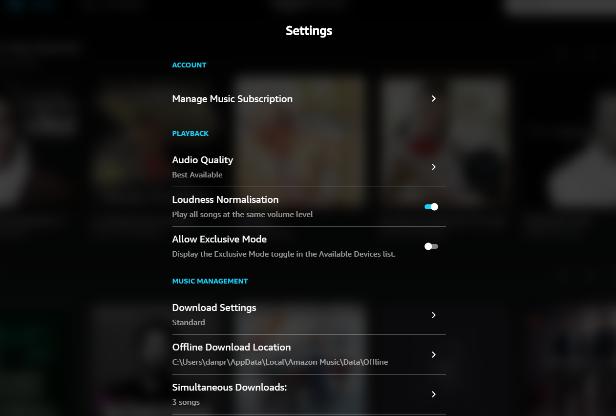 amazon music streaming quality