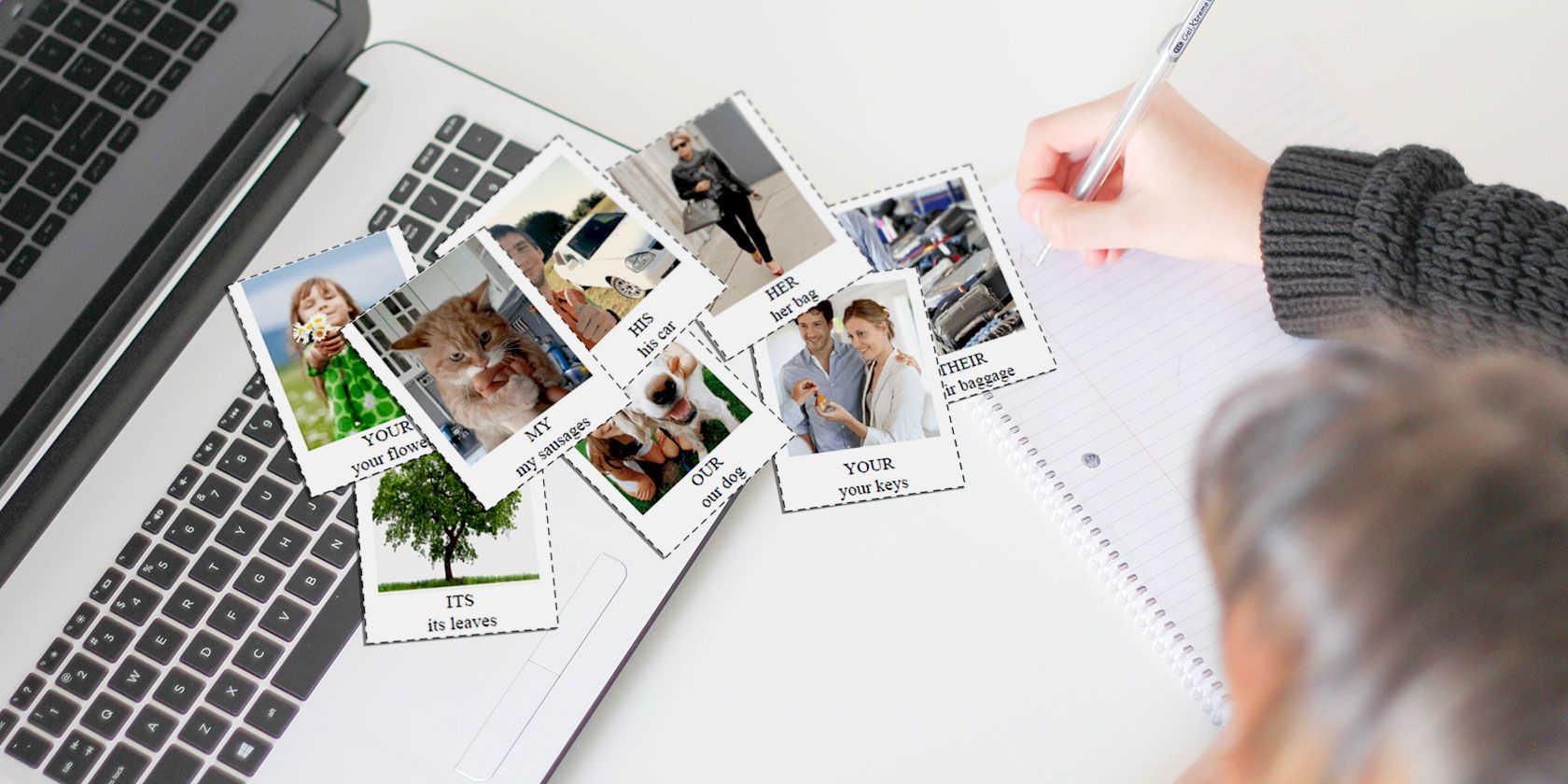 Раскиданные флешкарты