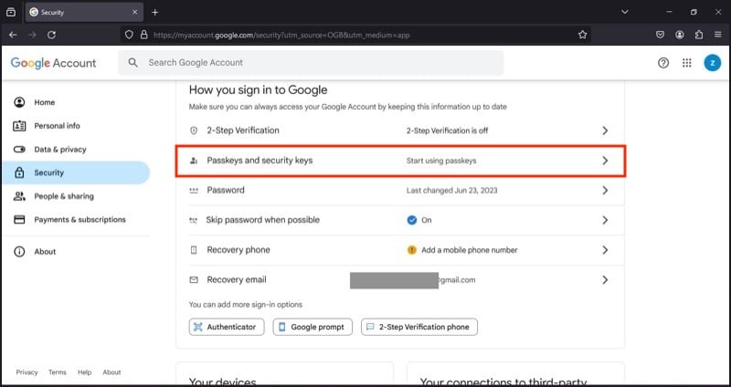 Passkeys в Windows 11 — настройка и использование