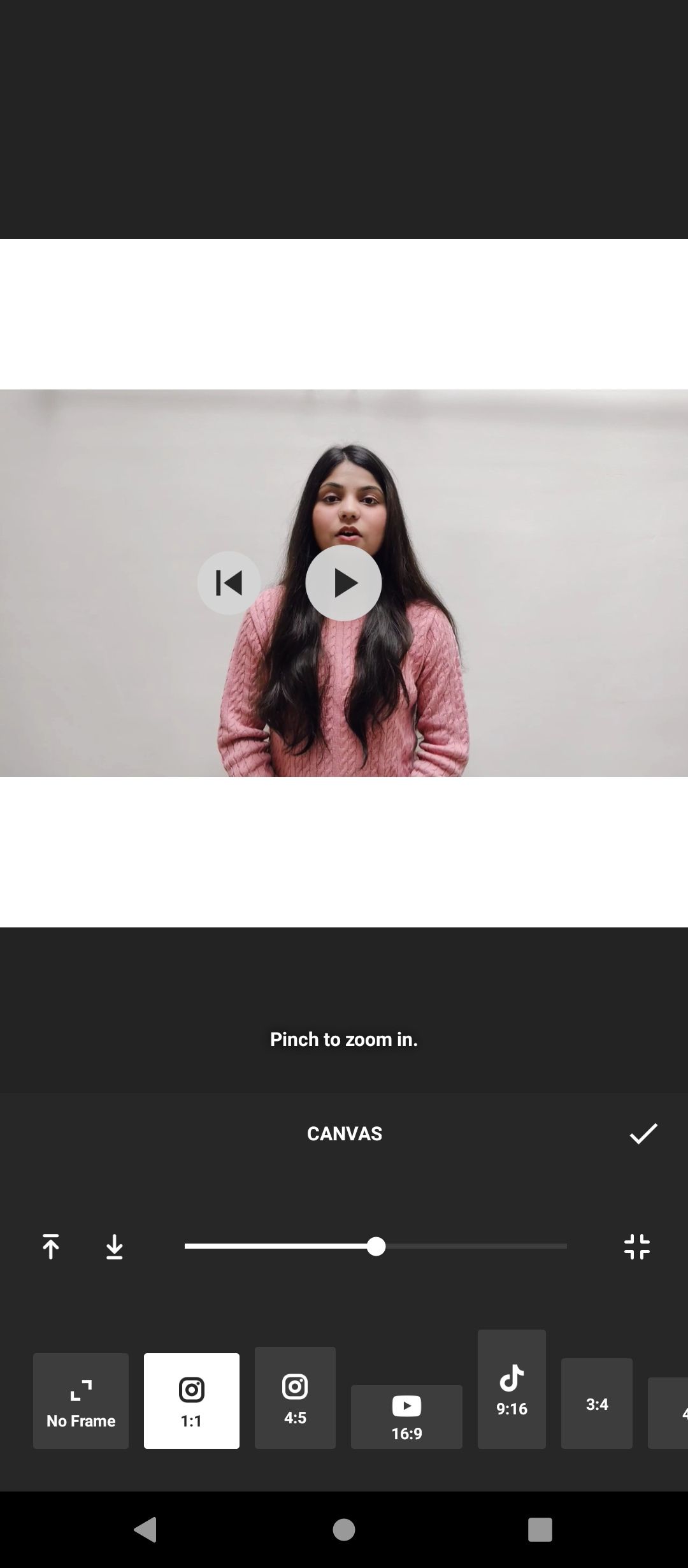 Изменение размеров холста Canvas