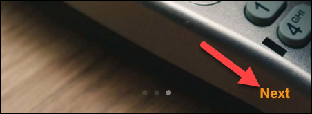 Нажмите Далее, чтобы пройти презентацию