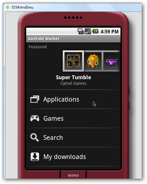 Категории приложений в Android Market