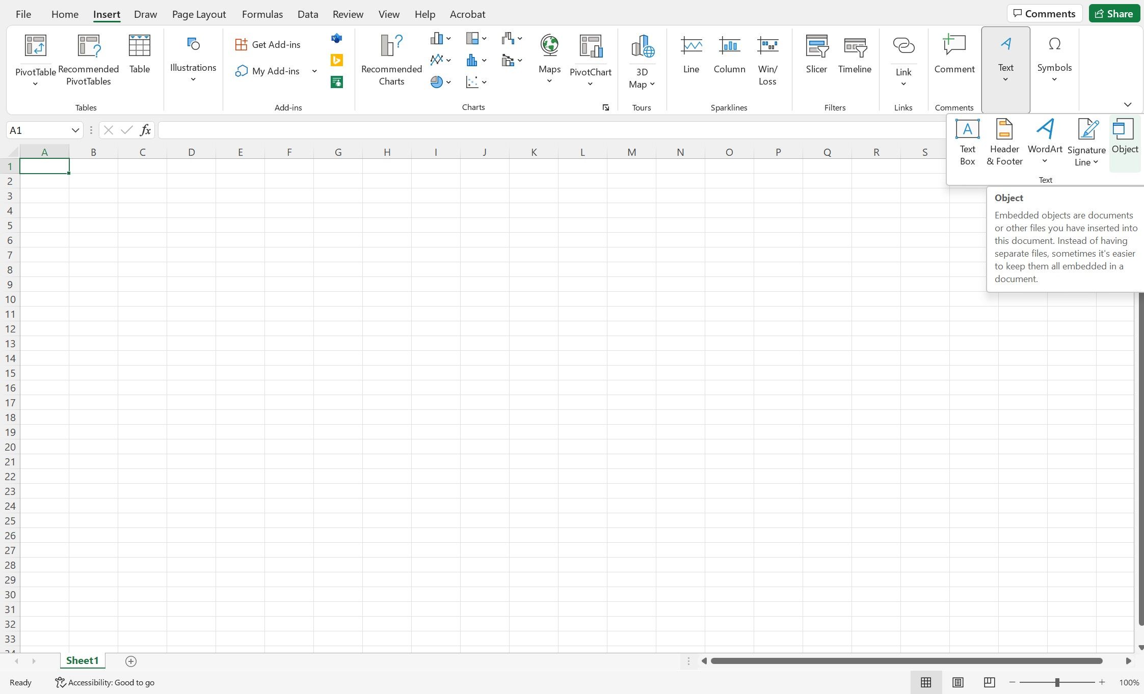 Как вставить PDF в Excel быстро
