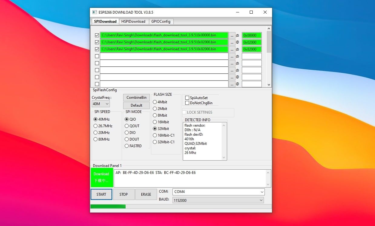 Прошивка модуля NodeMCU (ESP8266)