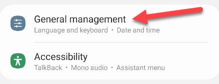 общие настройки
