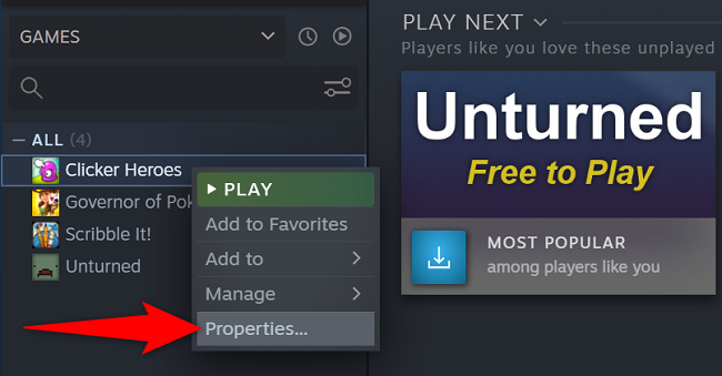 Как удалить игру из Steam на ПК