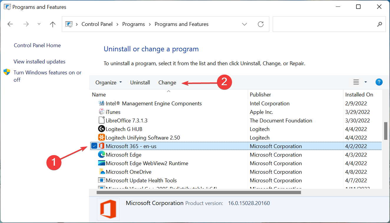 Change to fix class not registered vba