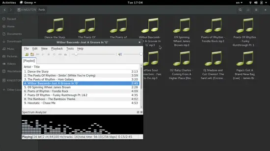 Тема по умолчанию в Qmmp