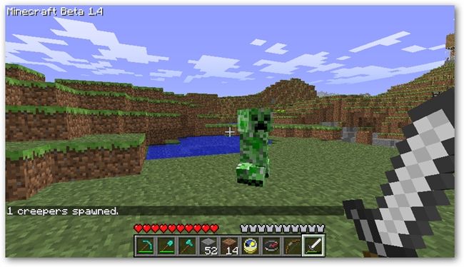 Крипер в режиме ожидания