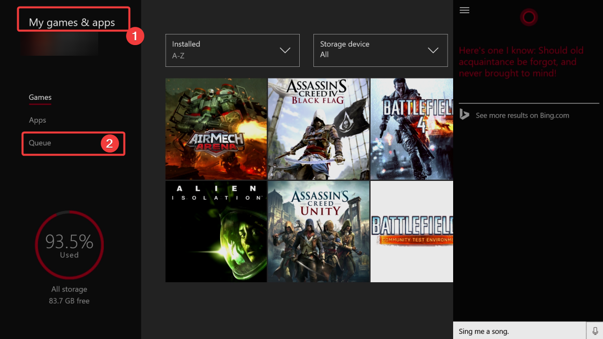 Очередь загрузок