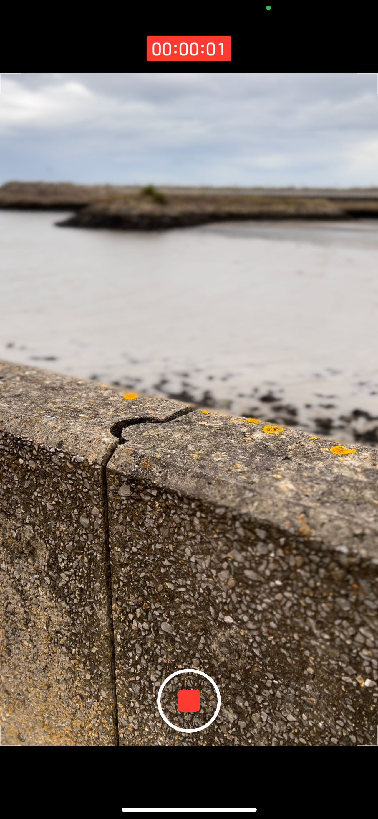 iPhone Recording Cinematic mode