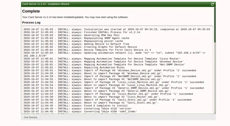 Инсталляция завершена